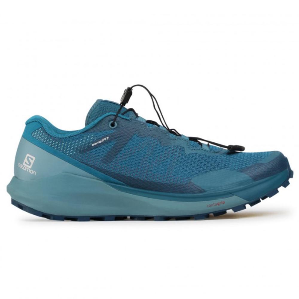 Chaussure Running Route Salomon Homme Bleu - Salomon SENSE RIDE 3 - France (6259-LEHOT)